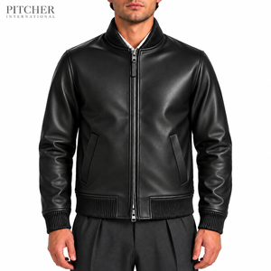 Veste en cuir pour homme, style motard, vente en gros, fournisseur d'usine, patchs personnalisés, faible MOQ, usine aux États-Unis - Product Image 1