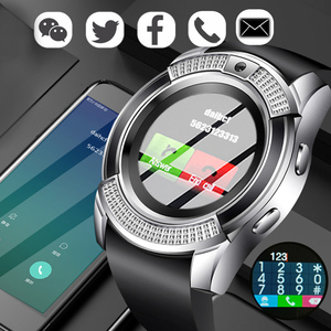 Reloj Inteligente V8 con Pantalla Táctil, Cámara, Ranura para Tarjeta SIM, Resistente al Agua, Reloj Deportivo Inteligente para Hombre - Product Image 2