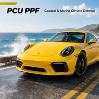 Film de protection de peinture automobile pour conditions météorologiques extrêmes PCU PPF, anti-jaunissement, résistant aux pulvérisations de sel marin, en polycarbonate uréthane, en rouleau