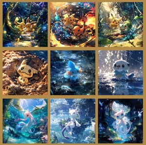 การ์ดเกมสะสมอนิเมะสาวน้อยเอลฟ์น่ารัก 6 อันดับแรกของโลก โปเกมอน B5 จาก Wholesale Art Realm - Product Image 3