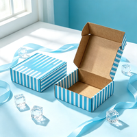 Boîtes d'emballage personnalisées, vente chaude, boîte en papier imprimée de luxe, boîte d'expédition cosmétique personnalisée, boîte en carton ondulé avec logo personnalisé
