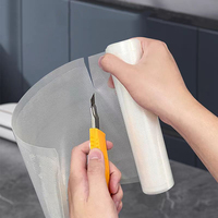 Geprefelde zakjes van transparant plastic voor groenten, fruit en snacks, hitteverzegelbare, gestructureerde vacuümverpakkingszakken op rol voor voedselbewaring