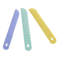 Bâtonnets d'agitation en silicone réutilisables, spatules à cire antiadhésives, grattoirs pour l'épilation, bâtonnets à cire et applicateurs d'épilation pour la maison et le salon