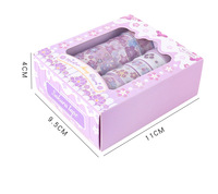 12 rouleaux de 15mm de large Sakura décoratif Washi ruban de masquage ensemble pour bricolage diamant Art, journaux, planificateurs, Scrapbook, emballage