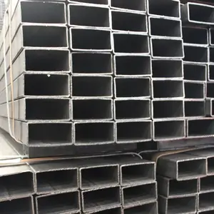 Sıcak daldırma boyalı 80x80x2.5mm 20x50 3x4 galvanizli çelik kare içi boş dikdörtgen çelik boru