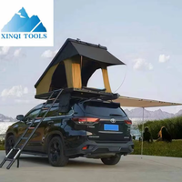 Tente de toit de voiture XINQI Premium pour 2 personnes, durable, imperméable, pour le camping en toutes saisons, aventures en plein air, ouverture automatique rapide