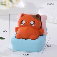 Vashine 3D Printed Kawaii Animal Fidget Clicker, Mainan Mekanik Premium dengan Sakelar Mekanis Ramah Kulit, Ornamen Penghilang Stres untuk Meja Kerja