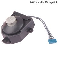 Remplacement de manette 3D gris élevé pour contrôleur N64 jeu vidéo à bascule bâton de pouce analogique pièce de réparation en plastique