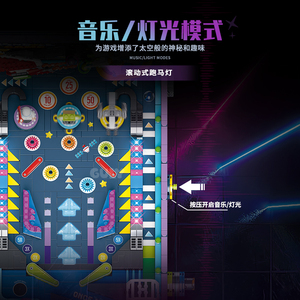 New guly 60526 trò chơi máy loạt <span class=keywords><strong>pinball</strong></span> Bảng Mô hình xây dựng khối đồ chơi moc Câu Đố gạch khối Bộ dụng cụ cho bé món quà giáng sinh - Product Image 5