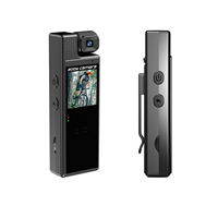 Mini cámara corporal L9WIFI WiFi 1080P, grabadora de video portátil HD con pantalla lateral, cámara de acción inalámbrica con control por aplicación para reuniones al aire libre.