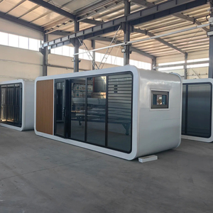 Casa Prefabricada Modular Portátil de Lujo con Estructura de Acero, Casa Prefabricada Tipo Cápsula Apple para Airbnb y Resorts - Product Image 1