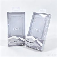 Boîte d'emballage de vente au détail en carton portable avec trou de suspension pour étuis de téléphone portable pour 18 Pro Max