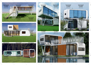 Cabina de Transporte Económica y Rápida con Panel Sándwich de <span class=keywords><strong>Madera</strong></span> para Uso <span class=keywords><strong>en</strong></span> Exteriores y Edificios de Oficinas - Product Image 6