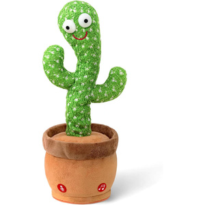 ตุ๊กตาแคคตัสขนนุ่มพูดได้ ร้องเพลงได้ เต้นได้ ขนาด 33 ซม.*13 ซม. - Product Image 1
