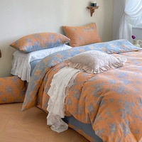 Parures de lit en jacquard 100 % coton, écologiques, 300 fils, toutes saisons, tailles Queen et King, unies, teintes, vente en gros, populaires