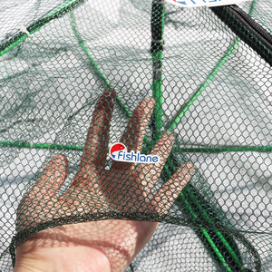 Filet de pêche hexagonal pliable, 6 trous, piège à crevettes, appât en maille moulé, Minnow et crabe, nouveau - Product Image 4
