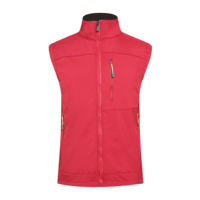 Veste d'extérieur sans manches coupe-vent personnalisée en softshell pour le travail pratique, gilet universel à fermeture éclair pour la randonnée et la pêche en hiver