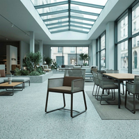 de salle à manger d'extérieur en corde, cadre en aluminium, corde en oléfine, coussin de terrasse à séchage rapide, sur mesure