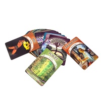 Tarot Oracle de luxe portable sur mesure avec 46 cartes, papier brillant et impression personnalisée pour un jeu familial divertissant
