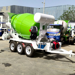 Camion malaxeur à béton mobile sur remorque, capacité de 2, 4, 6, 8, 10 mètres cubes - Product Image 1