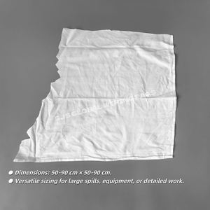 Trapos de Limpieza de Algodón de Fibras Estables, 100% Algodón Blanco, Trapos de Algodón para Limpieza Industrial - Product Image 3