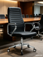 Chaise de réunion de direction moderne à prix abordable en cuir PU avec accoudoirs réglables en hauteur pour bureau à domicile, chambre, bureau, hôpital, salle de sport