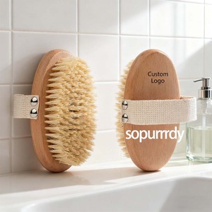 Cepillo Corporal con Cerdas Suaves y Logotipo Personalizado para una Exfoliación Suave y Detoxificación de la Piel, Apto para Todo Tipo de Piel, Herramienta de Baño Diaria - Product Image 6