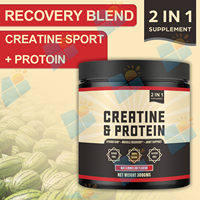 Poudre de protéines végétalienne 31g de protéines 5g de créatine 5g de BCAA Probiotiques Électrolytes Pré-entraînement Sans sucre Poudre de protéines à base de plantes