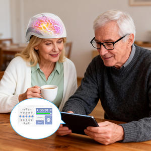 Casque <span class=keywords><strong>de</strong></span> thérapie naturelle par photobiomodulation à 21 canaux, 1070 810 nm, dispositif <span class=keywords><strong>de</strong></span> traitement pour la <span class=keywords><strong>dépression</strong></span>, l'autisme, les maux <span class=keywords><strong>de</strong></span> tête, les patients - Product Image 5