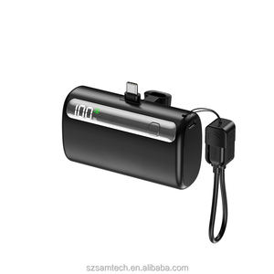 Batteries externes <span class=keywords><strong>Samtech</strong></span> 3C 22,5W à charge rapide 10000mAh avec support de téléphone et fonction cordon de cou / Chargeur portable 60W - Product Image 3