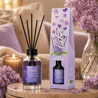 Diffuseur à bâtonnets 100 ml, collection OEM, huile parfumée personnalisable avec bâtonnets en rotin pour marque privée, vente en gros
