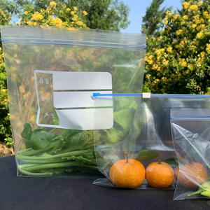 Freezer Bags Microwaveable Leakproof Gravure Printed Zipper Top Food Storage <b>Containers</b> for Sandwich Snack <b>Travel</b> Picnic Work - Product Image 1