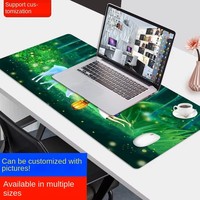 Tapis de bureau surdimensionné et rembourré pour étudiants, créatif, imperméable, personnalisé, avec motifs de dessins animés, pour jeux vidéo et esports - Stock personnalisable