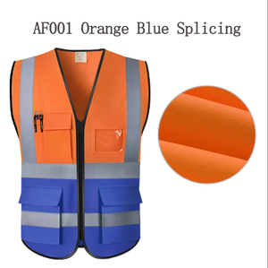 سترة عاكسة بهيكل فلوري عالي الجودة مع بدلة أمان ، سترة عاكسة لإشارة الانعطاف ، وشعار مخصص - Product Image 4