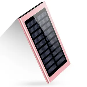 X-dragon — chargeur solaire, batterie externe, 30000mah, Power Bank avec 2 ports USB, LED, pour téléphones portables