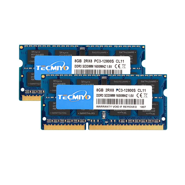 Tecmiyo Заводская оперативная память Ddr3 2 ГБ 4 ГБ 8 ГБ 1600 МГц Sodimm Memoria Ddr3 4 ГБ ОЗУ ноутбук 8 ГБ ОЗУ Ddr3 8 ГБ