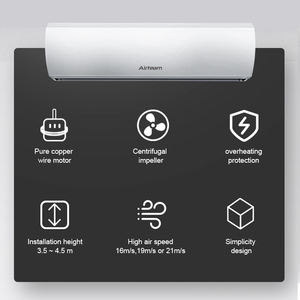 Cortina de aire centrífuga para interiores comercial con interruptor magnético con sensor de puerta - Product Image 6