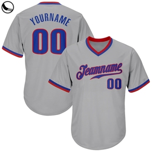Nom d'équipe sublimé personnalisé Logo numéro impression sport Softball uniforme vestes chemises femmes hommes maillots de Baseball - Product Image 1