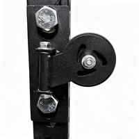 Système de poulie à câble en acier robuste et rotatif, fixation universelle pour rack de musculation pour entraînement de force à domicile DIY