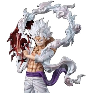 Figurine Luffy de dessin animé Luffy figurines de 25cm Luffy pour garçon mignon Statue Pvc modèle décoration poupée bureau cadeaux d'anniversaire - Product Image 5