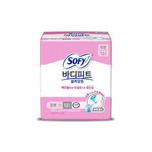 Bodyfit Ultra Slim Mediano Servilletas Sanitarias 12 Pack - Product Image 2