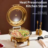 YITIAN – Nouvel ensemble chauffe-plats professionnel en acier inoxydable pour buffet, idéal pour hôtels et traiteurs