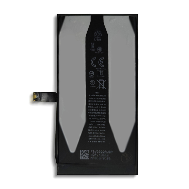 Replacement Mobile Cell Phone Batteries for Mobile Battery High Capacity Lithium Ion 3279 MAh Battery for IPhone14 G