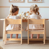 Vente en gros Chaise d'activités pour bébé pour tout-petits enfants Chaise d'apprentissage d'étude en bois