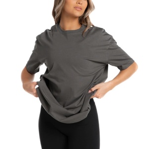 Camisetas Personalizadas con Logotipo, Camisetas de Algodón de Colores, Talla Grande para Mujer - Product Image 3