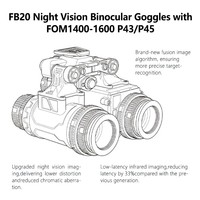 Binoculares de Visión Nocturna QCNV FB20 Fusion NV, Compatibles con Múltiples Modelos, Fósforo Verde/Blanco, Tubo IIT con Autogate, Lente de Ajuste, OEM, ODM