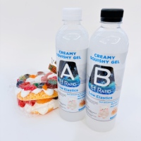 Gel crémeux super doux et moelleux effet boue 1:1 500g+500g Caoutchouc de silicone liquide pour moulage de squishies Taba Patte de chat Cadeau