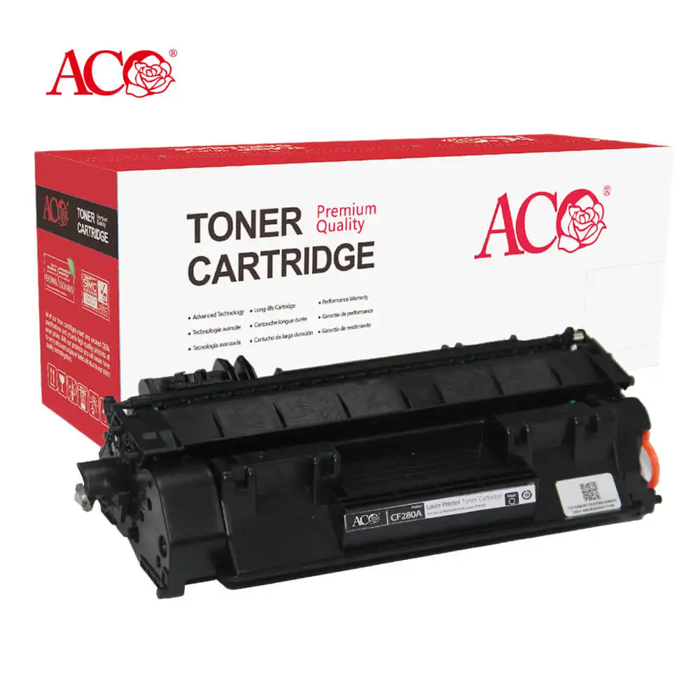 ACO Toner CE505X Q2612X CF218A CF230A Q5949A Q7553A CE255A CF279A CF280A CF283X CC388X Toner Cartridge Compatible For HP Premium