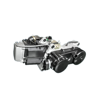 161QMK/163QML Nouveau Scooter 3D 180-200cc 4 temps refroidi par eau avec CDI, moteur à marche arrière intégrée et arbre d'équilibrage