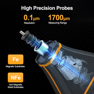 स्ंडवे कार पेंट फिल्म मोटाई परीक्षक मेल/एनफे मैनुअल पेंट उपकरण डिजिटल कोटिंग मोटाई - Product Image 3